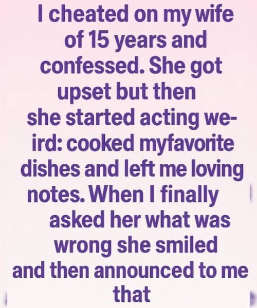I believed my marriage was over, but her reaction caught me completely off guard.