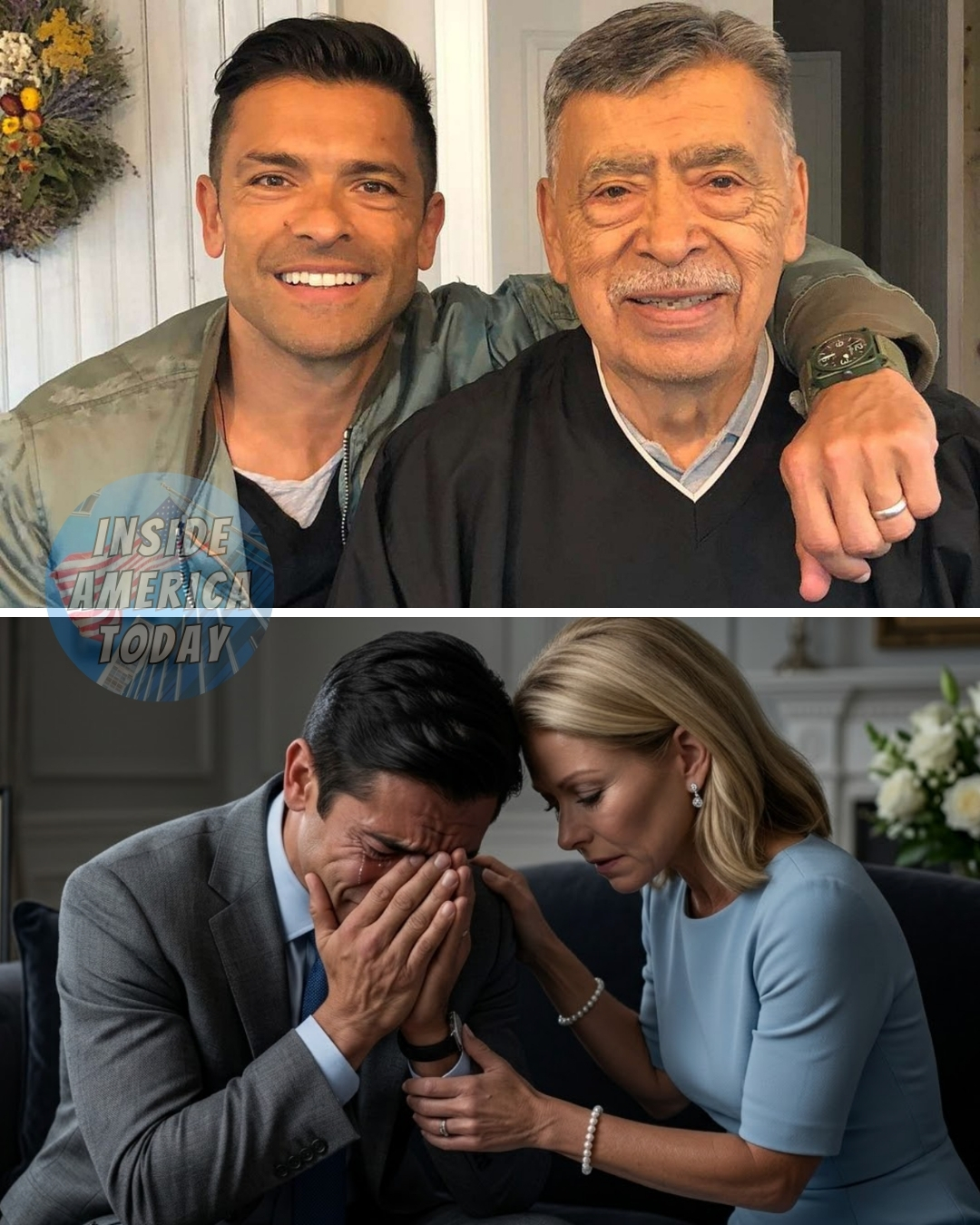Mark Consuelos Breaks Down on Air as He Reveals His Father Has Passed Away — Kelly Ripa’s Emotional Tribute Leaves the Studio in Silence 😢💔