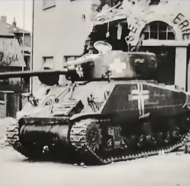 Destroyed German Sherman: A Forgotten WWII Battlefield