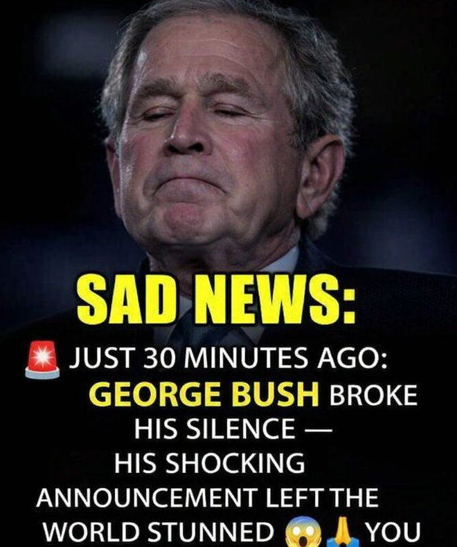 Our Thoughts and Reflections Are With George W. Bush