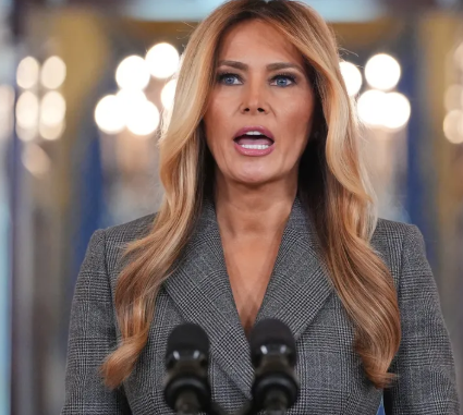 Melania Trump denounces 'lies' connecting her with disgraced financier Jeffrey Epstein in White House event