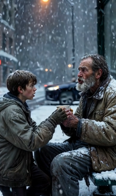A poor boy shared his last meal with a homeless stranger… then discovered the man was a billionaire testing humanity.