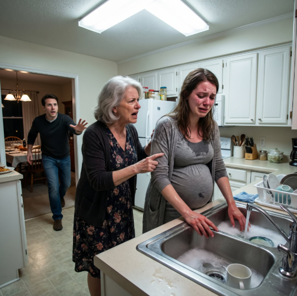 Her husband said, “In this house, I make the rules,” while my pregnant daughter stood silently with frozen hands and tears in her eyes. He thought I came alone. He didn’t know I had brought the one thing he feared most—witnesses...