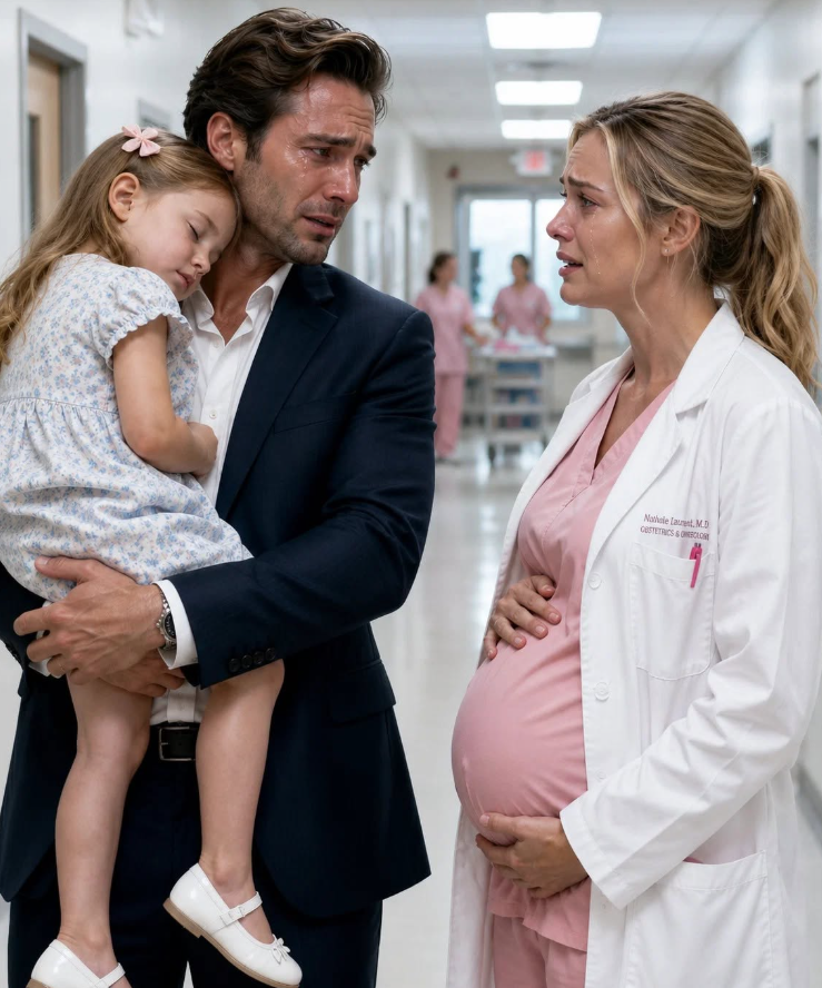 My former partner rushed into my emergency room carrying his injured daughter, only to come face-to-face with me—the doctor he had left behind months ago. What he never expected was to find me seven months pregnant, carrying the child he didn't know existed.
