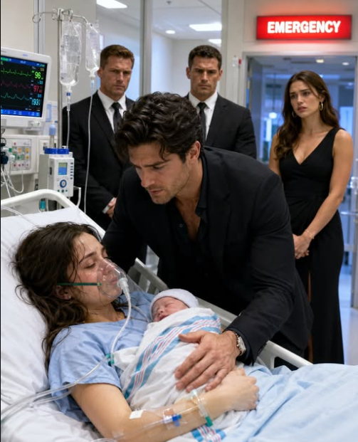 "The Mafia Boss Brought His New Lover to the Hospital—Then He Saw the Woman He Abandoned Fighting for Her Life While Carrying His Child