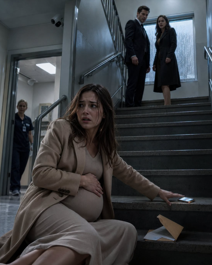My Husband and His Mistress Pushed Me Down the Hospital Stairs—Then I Found the Phone They Forgot to Lock