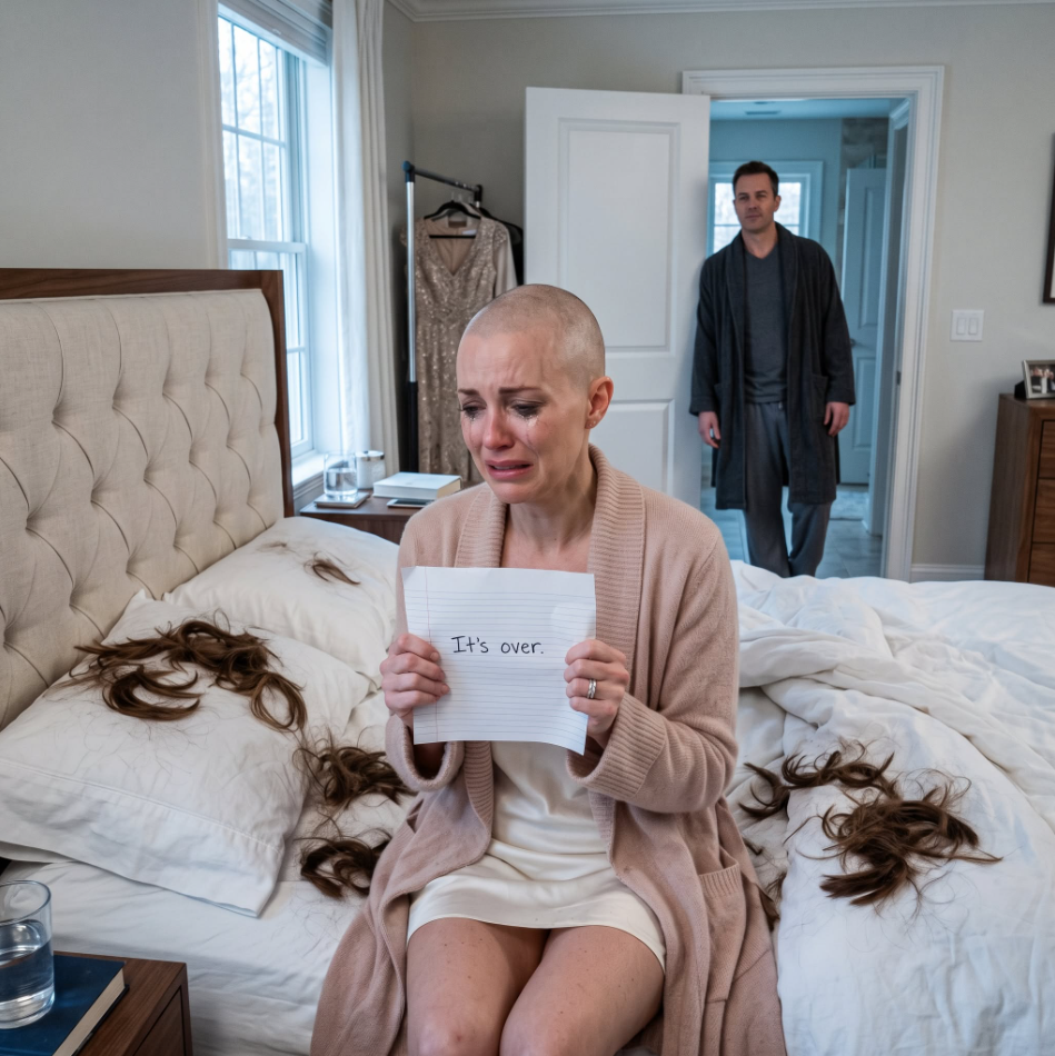 I WOKE UP BALD ON MY TENTH WEDDING ANNIVERSARY—BUT MY HUSBAND CHOSE THE WORST POSSIBLE DAY TO HUMILIATE ME