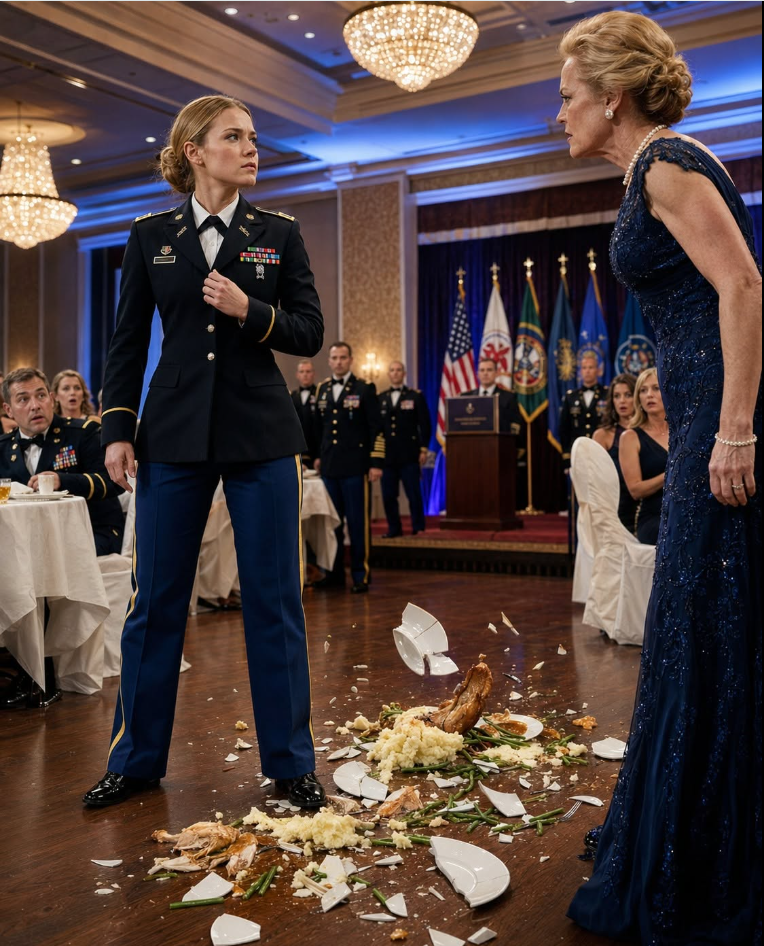 MY MOTHER-IN-LAW SHATTERED MY DINNER PLATE IN FRONT OF TWO HUNDRED SOLDIERS—THEN I TOLD THE GENERAL TO READ MY ORDERS
