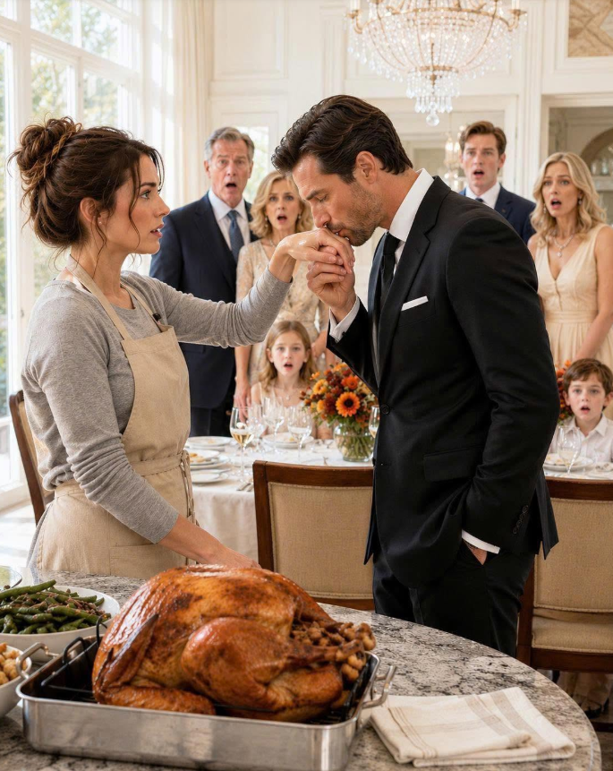 "The Thanksgiving invitation sounded warm enough to fool anyone into believing we were a close-knit family.  We weren't.  At five o’clock that evening, my parents’ stately home in Westchester, New York, glowed with candlelight, polished crystal, and the rich aroma of roasted turkey. My father, Richard Whitmore, welcomed relatives with practiced smiles as if nothing had ever been wrong between us. My older sister, Vanessa, swept in wearing an elegant cashmere dress with her husband and their two children. My brother, Logan, arrived laughing, carrying an expensive bottle of bourbon. Soon every room buzzed with cheerful conversation.