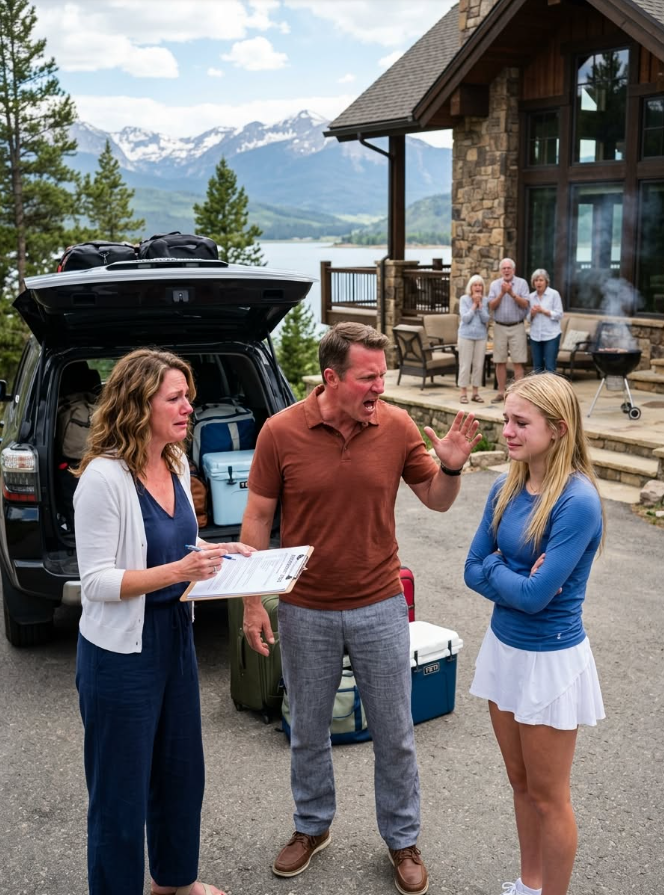 AT A FAMILY BARBECUE, MY HUSBAND’S DAUGHTER ACCUSED ME OF SHOVING HER—HE ORDERED ME TO APOLOGIZE OR LEAVE, SO I LEFT. WHEN THEY RETURNED HOME, THE ENVELOPE ON THE KITCHEN TABLE ENDED THE LIFE THEY THOUGHT I WOULD KEEP PAYING FOR