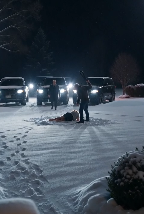 Chapter 1 :The headlights of the six black cars cut through the heavy, swirling snow, illuminating the frozen driveway like a stage under a spotlight.