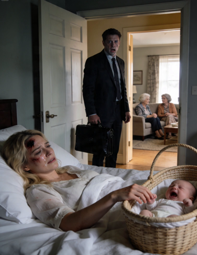 I Came Home Early and Found My Wife and Newborn Fighting for Their Lives—While My Mother Called Her Lazy