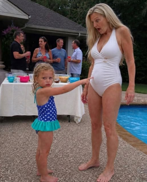 At My Daughter’s Birthday Party, She Pointed at My Stepmother’s Stomach and Shouted, “Daddy Is in There!”