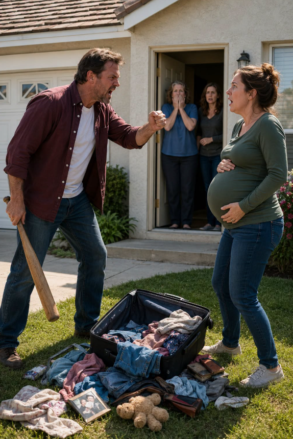 My Parents Gave Me Two Choices at Seventeen: End My Pregnancy or Leave. When I Refused, My Father Reached for a Baseball Bat. Years Later, I Returned—and Their Faces Told Me They Had Never Expected Me to Survive.  My sister-in-law announced my pregnancy during Sunday dinner as if she had been waiting for the perfect moment to destroy me.