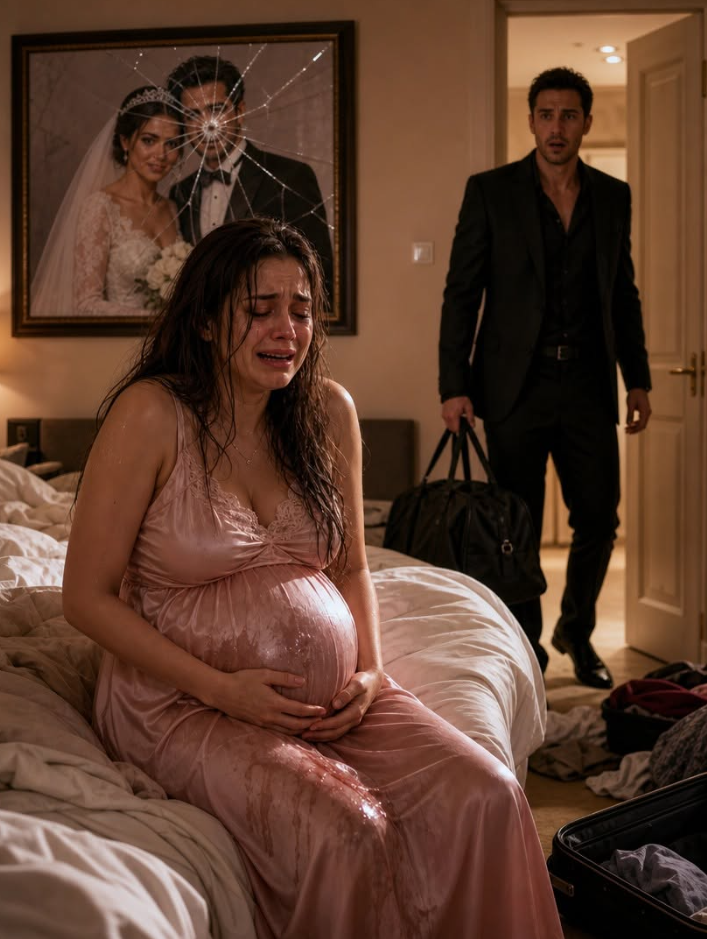 I CAME HOME EARLY TO SURPRISE MY PREGNANT WIFE—THEN I SAW THE BLOOD BESIDE OUR SHATTERED WEDDING PHOTO