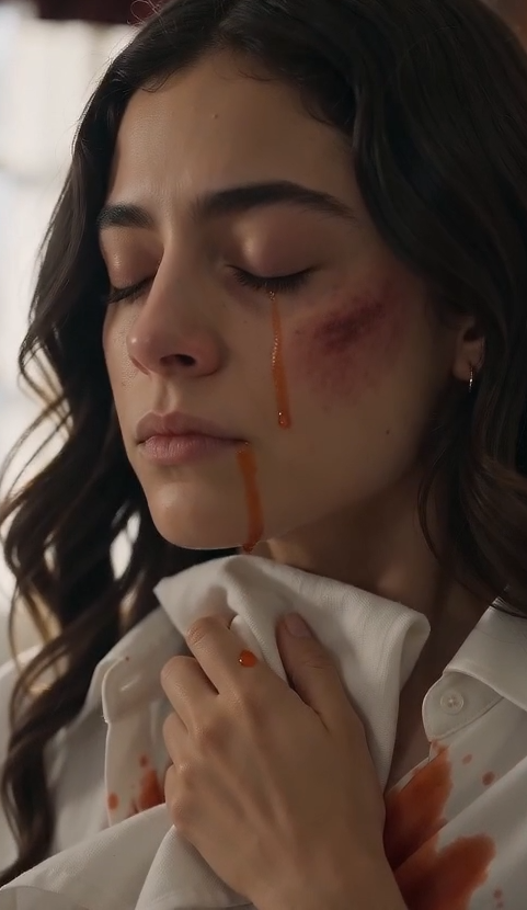 The air in the room was suffocating.  It was thick with the scent of tomato soup and the sharp, metallic tang of burning skin.  Valeria stood at the top of the stairs, her back turned to the kitchen.  She clutched the gray folder as if it were a shield against the life she had just left.