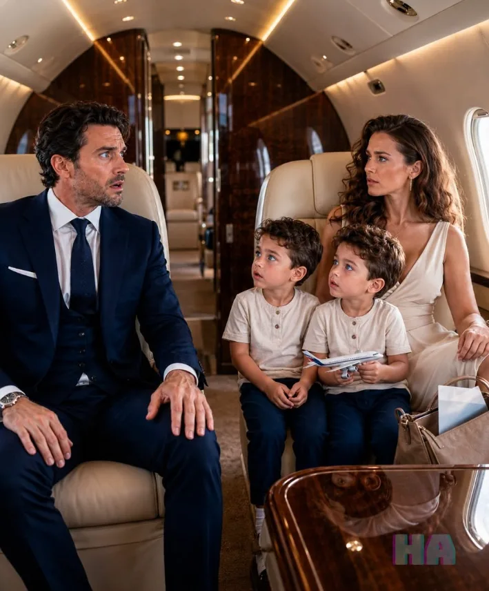THE BILLIONAIRE CEO FOUND HIS EX-WIFE ON A PLANE WITH TWIN BOYS WHO HAD HIS EYES—THEN THE LETTERS IN HER PURSE DESTROYED HIS ALIBI