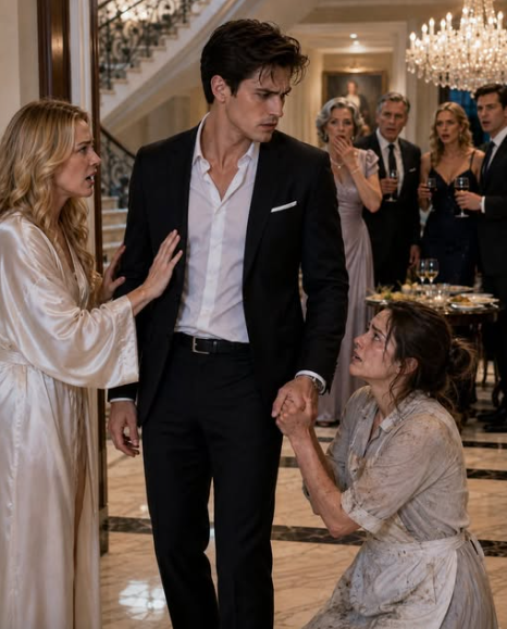 THE NIGHT THE BILLIONAIRE DISCOVERED HIS FAMILY HAD TURNED HIS WIFE INTO A SERVANT