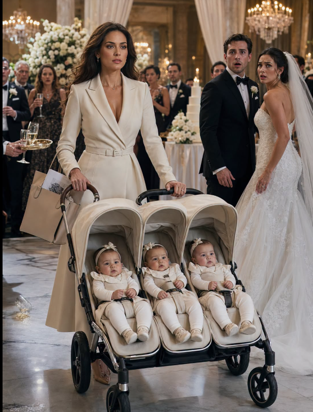 HE LEFT ME BECAUSE I WAS “INFERTILE”—TWO YEARS LATER, I WALKED INTO HIS WEDDING WITH TRIPLETS AND THE TRUTH HE HID