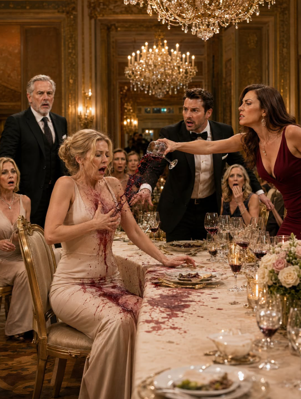 AT HIS MOTHER’S BIRTHDAY DINNER, HIS MISTRESS POURED WINE OVER ME—THEN THE FAMILY LAWYER ROSE BEFORE ANYONE COULD THROW ME OUT