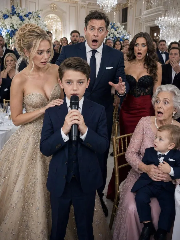 MY HUSBAND BROUGHT HIS MISTRESS AND SECRET CHILD TO MY MOTHER-IN-LAW’S BIRTHDAY PARTY — THEN MY 10-YEAR-OLD SON TOOK THE MIC