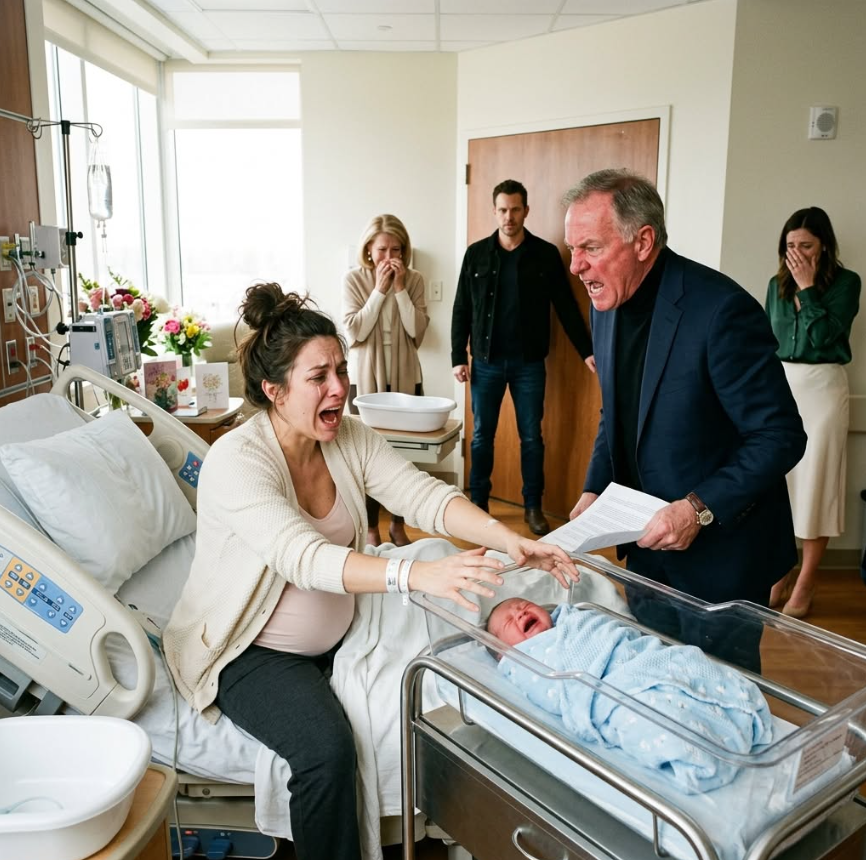 THREE DAYS AFTER MY C-SECTION, MY FAMILY STORMED INTO MY HOSPITAL ROOM AND DEMANDED MY $12 MILLION TRUST FUND