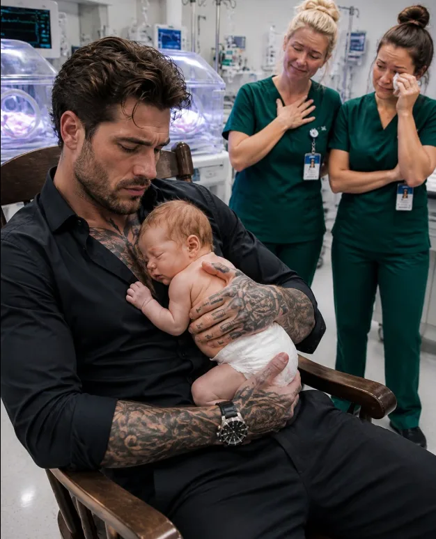 THE CITY’S MOST FEARED CRIME BOSS HELD AN ABANDONED PREMATURE BABY IN THE NICU FOR 12 HOURS — UNTIL A FADED BRACELET ON HIS WRIST REVEALED THE GHOST HE WAS MOURNING