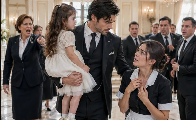 THE MAID WAS PUBLICLY BRANDED A THIEF INSIDE THE MAFIA BOSS’S MANSION, BUT WHEN I SAW THE NECKLACE HIDDEN BENEATH HER COLLAR, I REALIZED THE ENTIRE ACCUSATION HAD BEEN STAGED TO FORCE HER OUT. THE WOMAN EVERYONE WANTED GONE WAS NOT AN ORDINARY SERVANT. SHE WAS THE LAST SURVIVING WITNESS TO THE BETRAYAL THAT DESTROYED MY FAMILY
