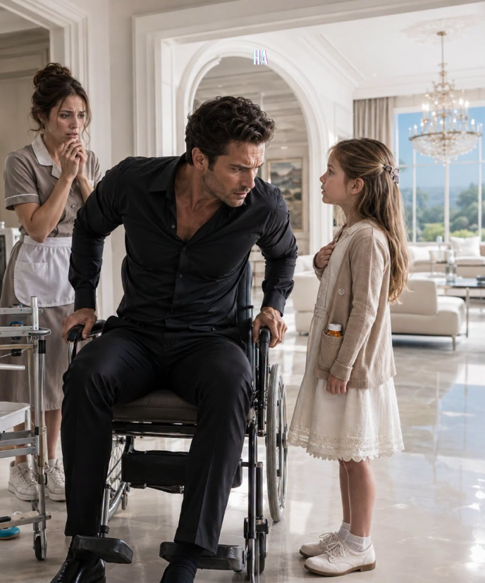 THE MAID’S LITTLE GIRL PROMISED THE MAFIA BOSS HE WOULD WALK AGAIN—THEN THE PILL IN HER POCKET EXPOSED WHO WAS KEEPING HIM PARALYZED