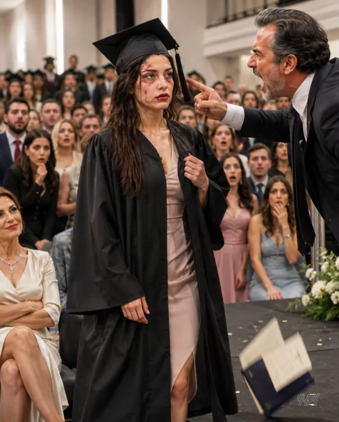 MY FATHER SLAPPED ME ONSTAGE AT MY COLLEGE GRADUATION AND SCREAMED THAT I HAD WASTED EVERY DOLLAR HE SPENT ON ME. MY MOTHER LAUGHED WHILE I PICKED MY DIPLOMA UP OFF THE FLOOR. THEY DID NOT KNOW THAT THREE HOURS EARLIER I HAD FOUND $86,000 OF DEBT IN MY NAME, A $640,000 TRUST THEY HID FROM ME, AND THE BLUE LEDGER MY GRANDMOTHER HAD WARNED ME WOULD EXPOSE WHAT MY FATHER HAD REALLY BEEN DOING FOR YEARS