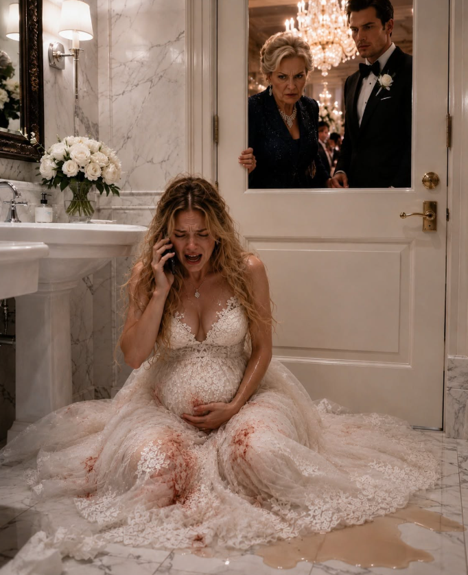 MY WATER BROKE AT MY SISTER-IN-LAW’S LUXURY WEDDING—MY MOTHER-IN-LAW LOCKED ME IN A BATHROOM SO I WOULDN’T “RUIN THE NIGHT”