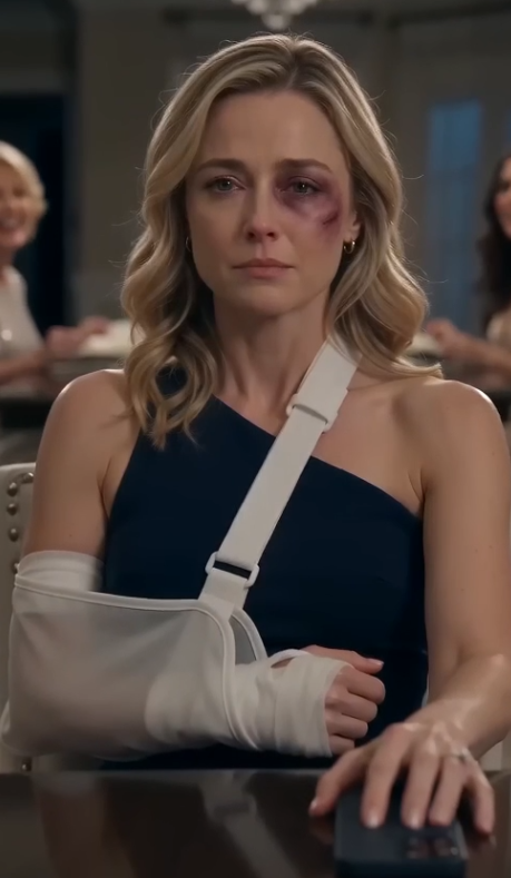 MY HUSBAND’S FAMILY LAUGHED ABOUT MY BROKEN ARM AT DINNER—THIRTY MINUTES LATER, HE LEARNED WHO REALLY OWNED THE HOUSE