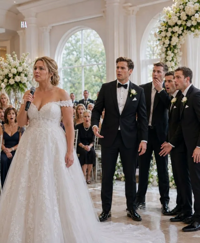 HE LAUGHED ABOUT MY BODY WITH HIS FRIENDS MINUTES BEFORE OUR WEDDING, SO I TOOK THE MICROPHONE AND ENDED EVERYTHING