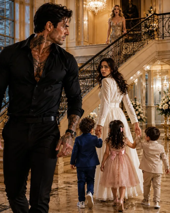 FOUR YEARS AFTER HE DESTROYED THEIR SECRET MARRIAGE, THE BILLIONAIRE MAFIA BOSS SAW HIS THREE CHILDREN IN CENTRAL PARK—AND DISCOVERED WHO HAD ERASED THEM FROM HIS LIFE