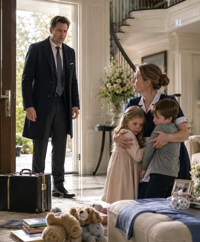 HE CAME HOME A MILLIONAIRE AND FOUND HIS CHILDREN LIVING WITH THE HOUSEKEEPER—BUT THE REASON THEY REFUSED TO LEAVE BROKE HIM