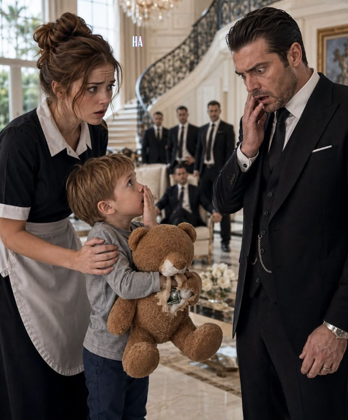 THE MAID’S THREE-YEAR-OLD SAID, “THERE’S SOMETHING INSIDE THE BEAR”—THE MAFIA BOSS TURNED PALE WHEN HE HEARD HIS DEAD WIFE’S VOICE