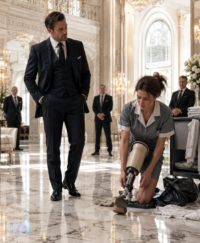 THE MAFIA BOSS THOUGHT HE WAS INSPECTING HIS HOTEL UNTIL A POOR CLEANING LADY’S BROKEN FAKE LEG LED HIM TO THE ONE SIGNATURE HE COULDN’T THREATEN AWAY