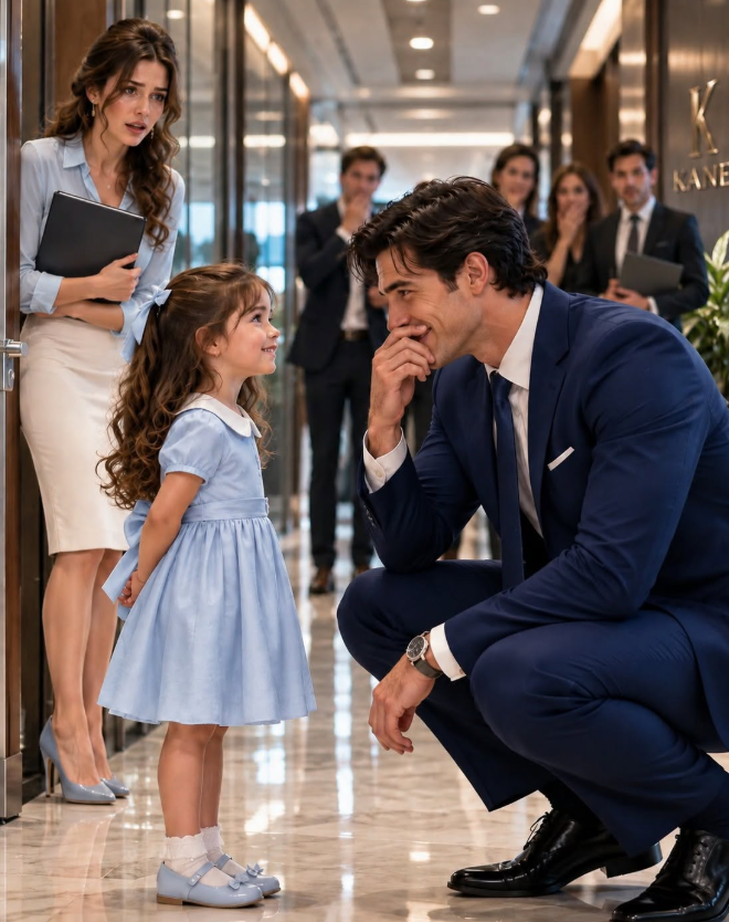 MY SIX-YEAR-OLD DAUGHTER ASKED THE COLDEST BILLIONAIRE IN MANHATTAN TO BE HER DADDY, BUT HER REASON MADE HIM STOP SMILING