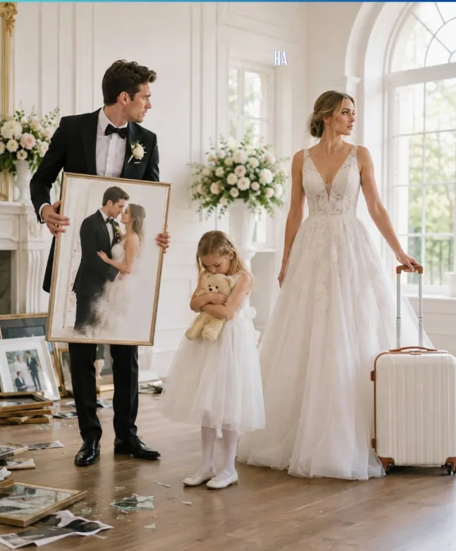 MY FIANCÉ ERASED MY DAUGHTER FROM OUR WEDDING PHOTOS, SO I WALKED AWAY BEFORE HE COULD ERASE HER FROM OUR LIFE