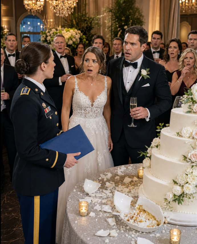 MY MOTHER CALLED ME A “LOWLY SOLDIER” AT MY SISTER’S WEDDING—THEN THE GROOM SAW MY RANK AND THE BLUE FOLDER THAT COULD DESTROY HIS COMPANY