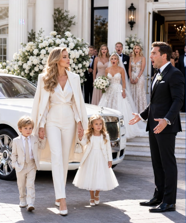 THE BILLIONAIRE INVITED HIS SUPPOSEDLY BARREN EX-WIFE TO HIS WEDDING, BUT SHE ARRIVED WITH TWINS AND A ROLLS-ROYCE