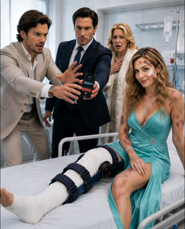 MY HUSBAND SHATTERED MY LEG TO “TEACH ME MY PLACE”—THREE DAYS LATER, HE CAME TO THE HOSPITAL AND DISCOVERED I HAD RECORDED EVERYTHING