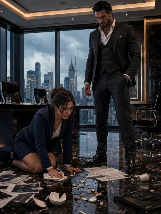 SHE BROKE DOWN BECAUSE SHE COULDN’T CLOSE HER INJURED HAND—THEN THE FEARED MAFIA BOSS KNELT BESIDE HER, AND WHAT HE DID NEXT LEFT THE ENTIRE ROOM IN TEARS