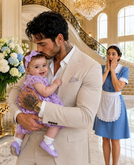 I RUSHED INTO A FEARED BILLIONAIRE’S MANSION WITH MY BABY BURNING WITH FEVER—HE WAS ABOUT TO THROW US OUT UNTIL HE SAW HER SILVER LOCKET AND WENT PALE