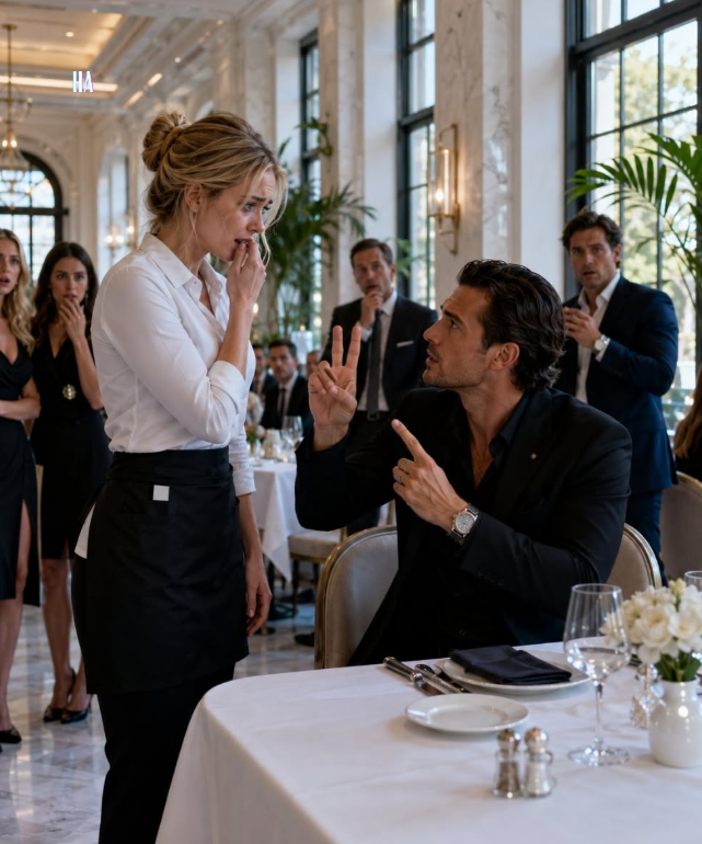 THEY PAIRED THE DEAF WAITRESS WITH THE MAFIA BOSS TO HUMILIATE HER—BUT THE LANGUAGE IN HIS HANDS EXPOSED A SECRET HIS FAMILY HAD BURIED FOR EIGHTEEN YEARS