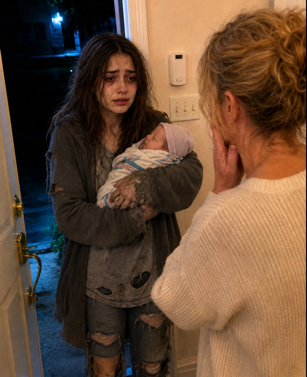 MY HUSBAND THREW OUR 18-YEAR-OLD DAUGHTER OUT WHILE I WAS AWAY—ONE YEAR LATER SHE CAME BACK HOLDING A NEWBORN AND WHISPERED, “MOM, YOU KNOW NOTHING ABOUT YOUR HUSBAND.”
