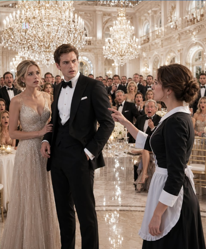 THE BILLIONAIRE’S SON MOCKED HIS FIANCÉE BEFORE TWO HUNDRED GUESTS—THEN THE MAID SAID ONE SENTENCE THAT EXPOSED WHAT HIS FAMILY HAD BEEN HIDING FOR YEARS