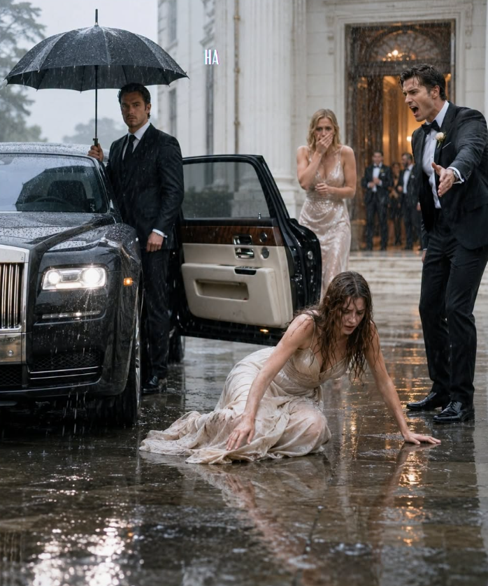 HER CHEATING FIANCÉ THREW HER INTO THE FREEZING RAIN—THEN THE MAN IN THE BLACK ROLLS-ROYCE STEPPED OUT, SAID HER NAME, AND MADE HER EX REALIZE WHO HE HAD JUST HUMILIATED