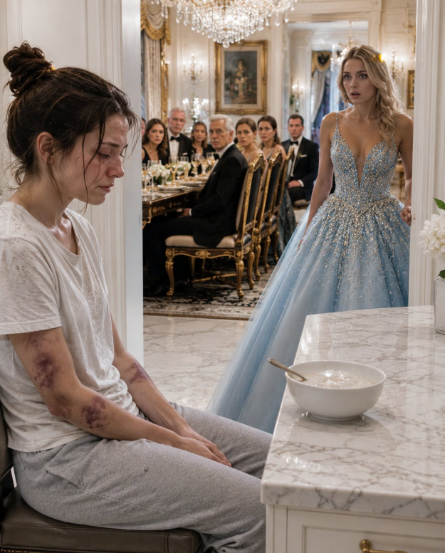 I WENT TO MEET MY FIANCÉ’S PARENTS AND FOUND HIS SISTER-IN-LAW COVERED IN BRUISES, EATING COLD RICE MIXED WITH WATER—THEN SHE SLIPPED ME A NOTE THAT EXPOSED WHY HIS FAMILY WAS SO DESPERATE TO MARRY ME