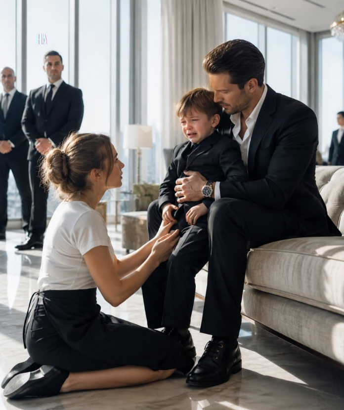 THE MAFIA BOSS’S SON HAD CRIED FOR SIX MONTHS UNTIL A BROKE WAITRESS WHISPERED THE ONE THING NO ONE DARED TO SAY